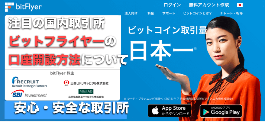 bitflyer(ビットフライヤー)口座(アカウント)開設方法〜わかりやすい手順で解説